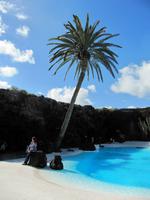 Künstlicher Pool in den Jameos del Agua