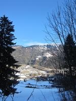 Blick vom Hof des Hotels