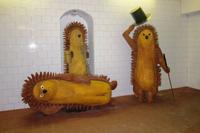 Brauerei Ježek - der Igel als Symbol der Brauerei