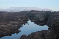 Spalten im Thingvellir Nationalpark