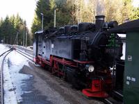 Fahrt mit der Fichtelbergbahn