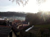 Weihnachten  2012 in der Fränkischen Schweiz Blick auf Waischenfeld