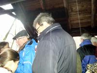 Weihnachten  2012 in der Fränkischen Schweiz Glühweinwanderung an der Wiesent entlang