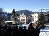 Einsiedeln - Gruppe bei der Fuehrung