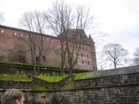 Nordseite der Kaiserburg mit Bastionen