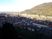 Rüdesheim - Heidelberg - Trier - Mosel Blick vom Schloss Heidelberg