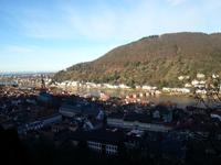 Rüdesheim - Heidelberg - Trier - Mosel Blick vom Schloss Heidelberg