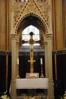 Altar in evangelischen Kapelle der Burg Hohenzollern