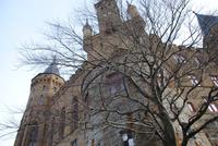 Blick auf die Außenfassade der Burg