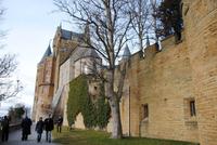 Mauern  am Innenhof der Burg