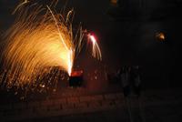 Feuerwerk in der Silvesternacht