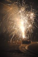 Feuerwerk in der Silvesternacht