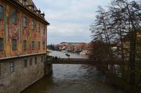 097 Bamberg, Blick zur Unteren Brücke und Klein Venedig