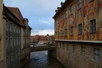 113 Bamberg, Westseite Altes Rathaus und Untere Brücke