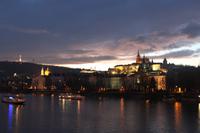 Schifffahrt auf der Moldau - Prager Burg