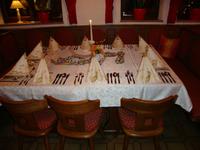 Silvester Menü Tafel