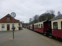 Bad Doberan, Bahnhof, kurz vor Abfahrt des 