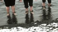 Wasser-Challenge bei 5 Grad...