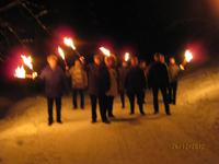 Auf Wackelwanderung auf dem Laternliweg