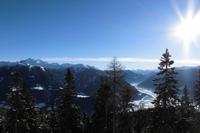 Blick hinunter ins Eisacktal