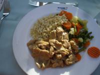 Mittagessen im Glacier-Express