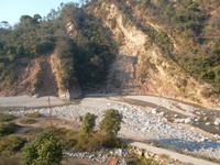 Flußtal auf dem Weg zum Himalaya