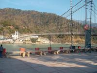 berühmte Hängebrücke: Lakshman Jhula
