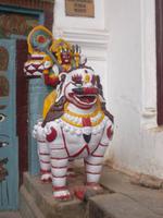 Wächtergöttin am Palast