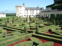 Schloss und Gärten in Villandry