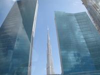 Sheikh Zayed Road - Blick auf Burj Khalifa