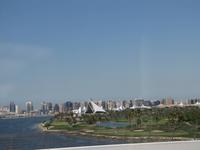 Blick auf die den Golfclub von Dubai