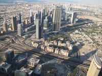 Blick vom höchsten Haus der Welt - Burj Khalifa