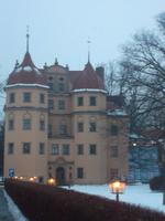 Malerisch: unsere Unterkunft im Schloßhotel