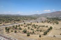 Blick von der Sonnenpyramide – Teotihuacán
