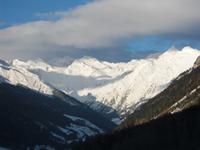 Rückreise durch die verschneiten Alpen