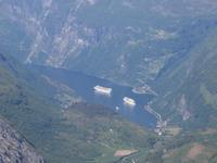 Geiranger Fjord, Blick von Dalsnibba