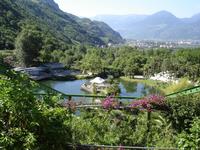 wie ein Amphitheater-Schloss Trauttmannsdorff
