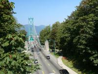 Lion`s Gate Bridge in Vancouver