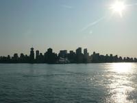 ein letzter Blick auf die Skyline von Vancouver