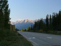 Highway nach Jasper am 