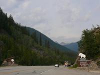 Eingang zum Mount Robson Park und Zeitzonenwechsel