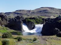 Wasserfall Hjálparfoss