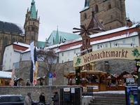 Auf dem Erfurter Weihnachtsmarkt