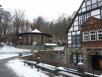 Ankunft an den Saalfelder Feengrotten