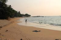 Am Strand von Beruwela