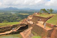 Auf dem oberen Plateau der Felsenfestung Sigiriya