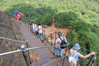 Abstieg von der Felsenfestung Sigiriya