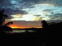 Sonnenuntergang am Carrillo-Beach