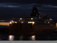 einlaufen unserer Fähre