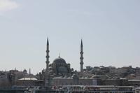 Während Bootsfahrt auf dem Bosporus